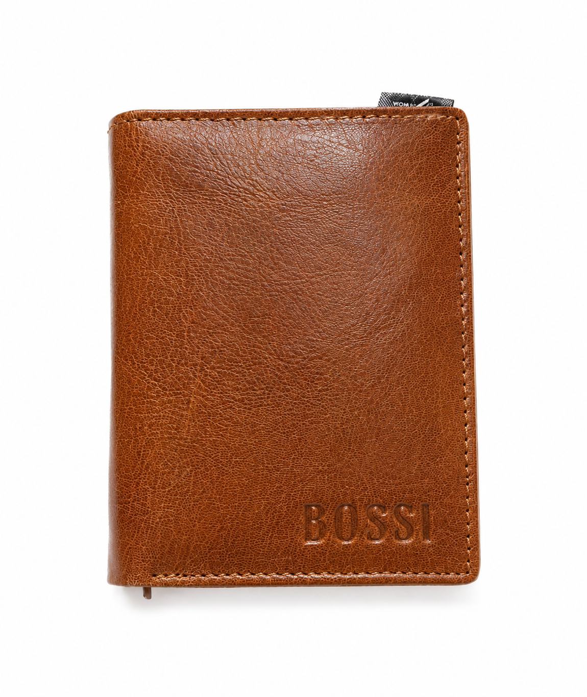 Bossi Mens Buffalo Leather Bill Wallet With Zips In Tan
