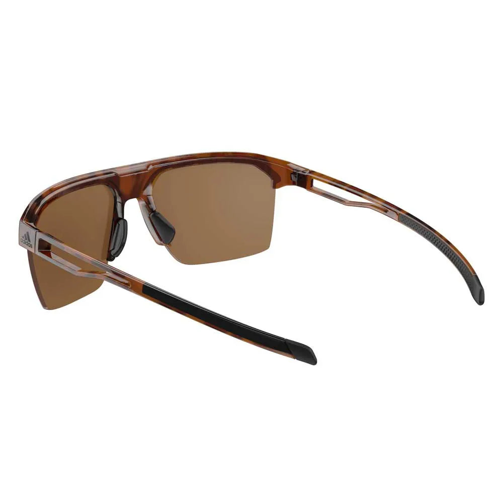 Adidas Mens Strivr Sunglasses In Brown Havana