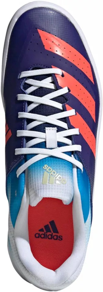 Adidas Unisex Throwstar Shoes In Legacy Indigo/Turbo/Blue Rush