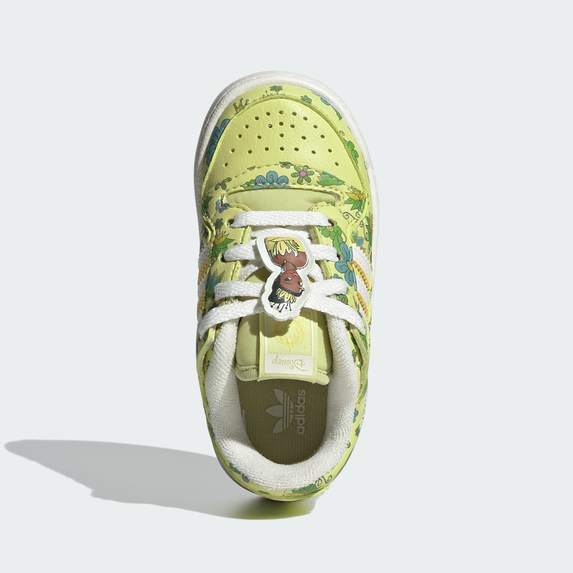 Adidas Girls Disney Princess Forum Low Sneakers In Green