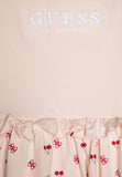Guess Girls 2G Stretch Jersey Dress In Light Peach