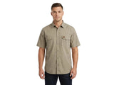 Sniper Mens Covert Short Sleeve Shirt In Khaki