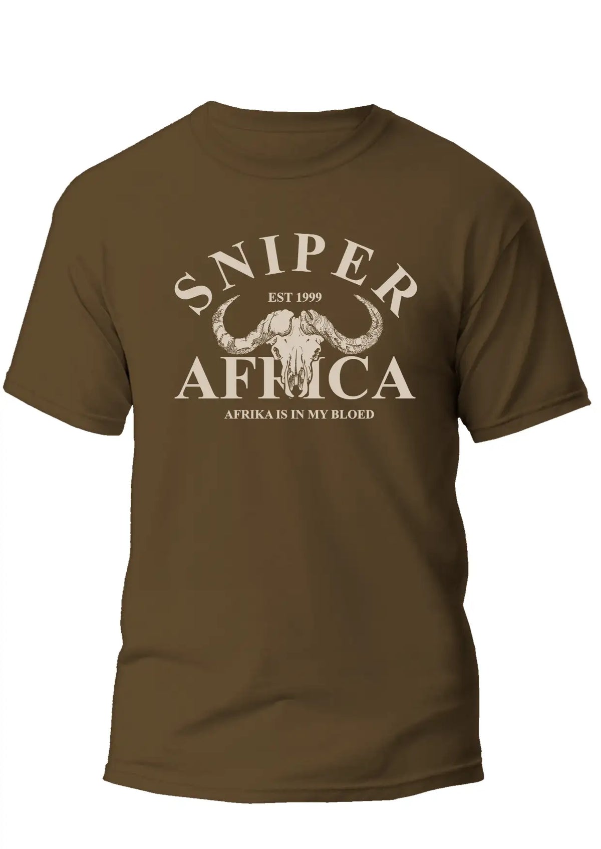 Sniper Mens T-Shirt In Walnut
