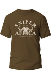 Sniper Mens T-Shirt In Walnut