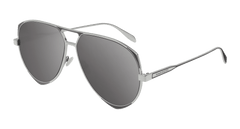 Alexander Mcqueen Sunglass Man Ruthenium Silver AM0204S-004