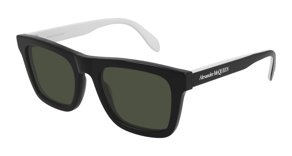 Alexander Mcqueen Sunglass Man Black Green AM0301S-003