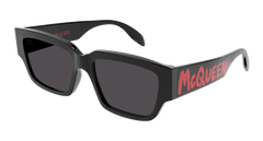 Alexander Mcqueen Sunglass Man Black Grey AM0329S-002