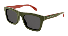 Alexander Mcqueen Sunglass Man Green Grey AM0301S-005