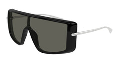Alexander Mcqueen Sunglasses Unisex In Black Silver Grey AM0524S-001
