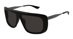 Alexander Mcqueen Sunglasses In Unisex Black Ruthenium Grey AM0492S-002
