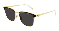 Alexander Mcqueen Sunglass Unisex Gold Grey AM0202S-003