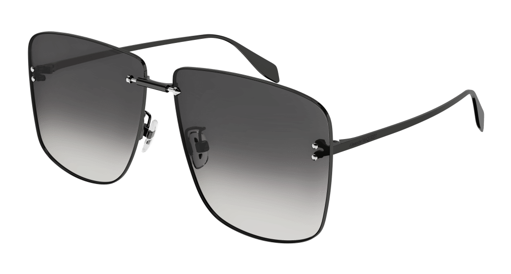 Alexander Mcqueen Sunglass Unisex Ruthenium Grey AM0343S-001