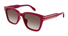 Alexander Mcqueen Sunglass Unisex Burgundy Brown AM0399SA-003