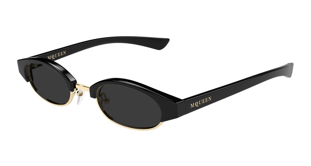 Alexander Mcqueen Sunglasses Unisex In Black Grey AM0534S-001
