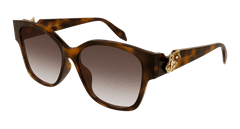 Alexander Mcqueen Sunglass Woman Havana Brown AM0370S-002