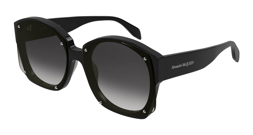 Alexander Mcqueen Sunglass Woman Black Grey AM0334S-001