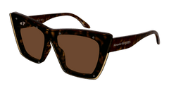 Alexander Mcqueen Sunglass Woman Havana Brown AM0361S-002