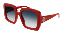 Alexander Mcqueen Sunglass Woman Red Blue AM0378S-003