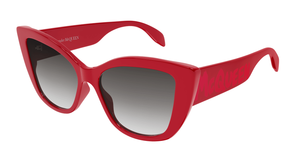 Alexander Mcqueen Sunglass Woman Red Grey AM0347S-002