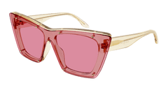 Alexander Mcqueen Sunglass Woman Yellow Pink AM0361S-003