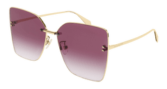 Alexander Mcqueen Sunglass Woman Gold Violet AM0342S-003