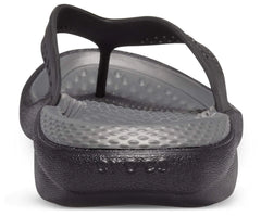 Crocs Unisex Literide Flip Flops In Grey and Black