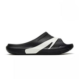 Anta Mens Slides In Black And White