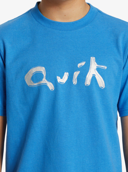 Quiksilver Boys Liquid T-Shirt In Blue