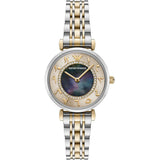 Emporio Aramani Womens Gianni T Bar Two Tone Watch In Gold And Silver