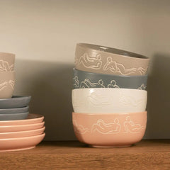 Carrol Boyes Cereal/Soup Bowl Set Of 4 Luxury Loungers Assorted