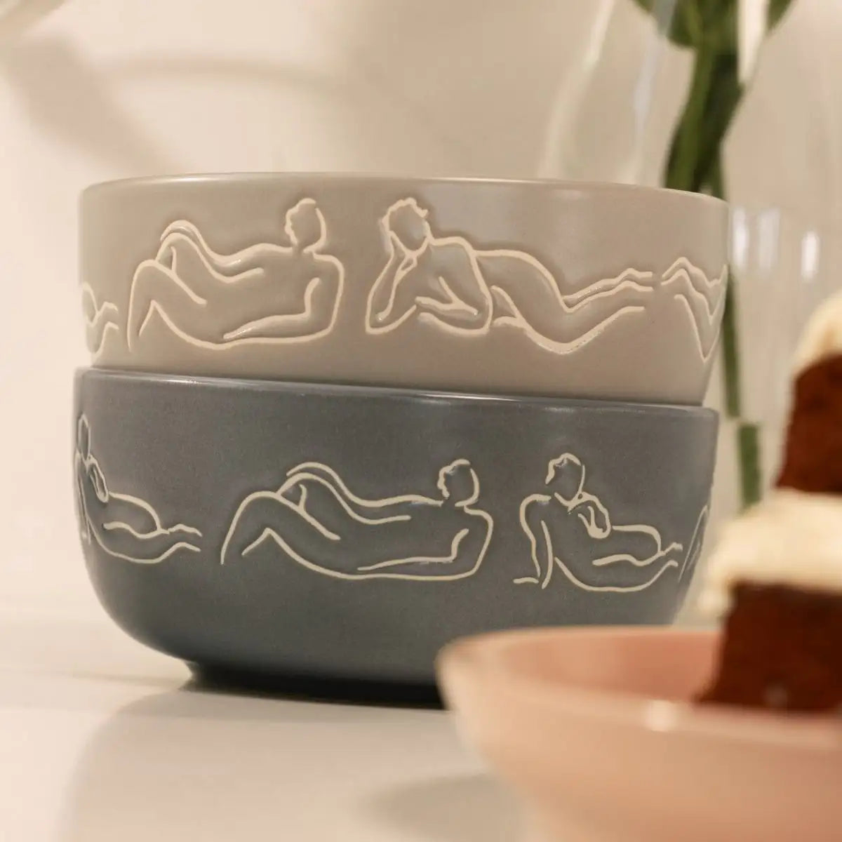 Carrol Boyes Cereal/Soup Bowl Set Of 4 Luxury Loungers Assorted