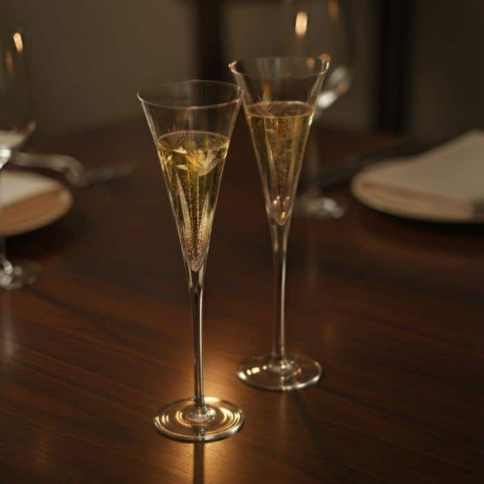 Champagne Flute Set Of 4-Strelitzia