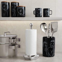 Carrol Boyes Paper Towel Holder-Cheeky