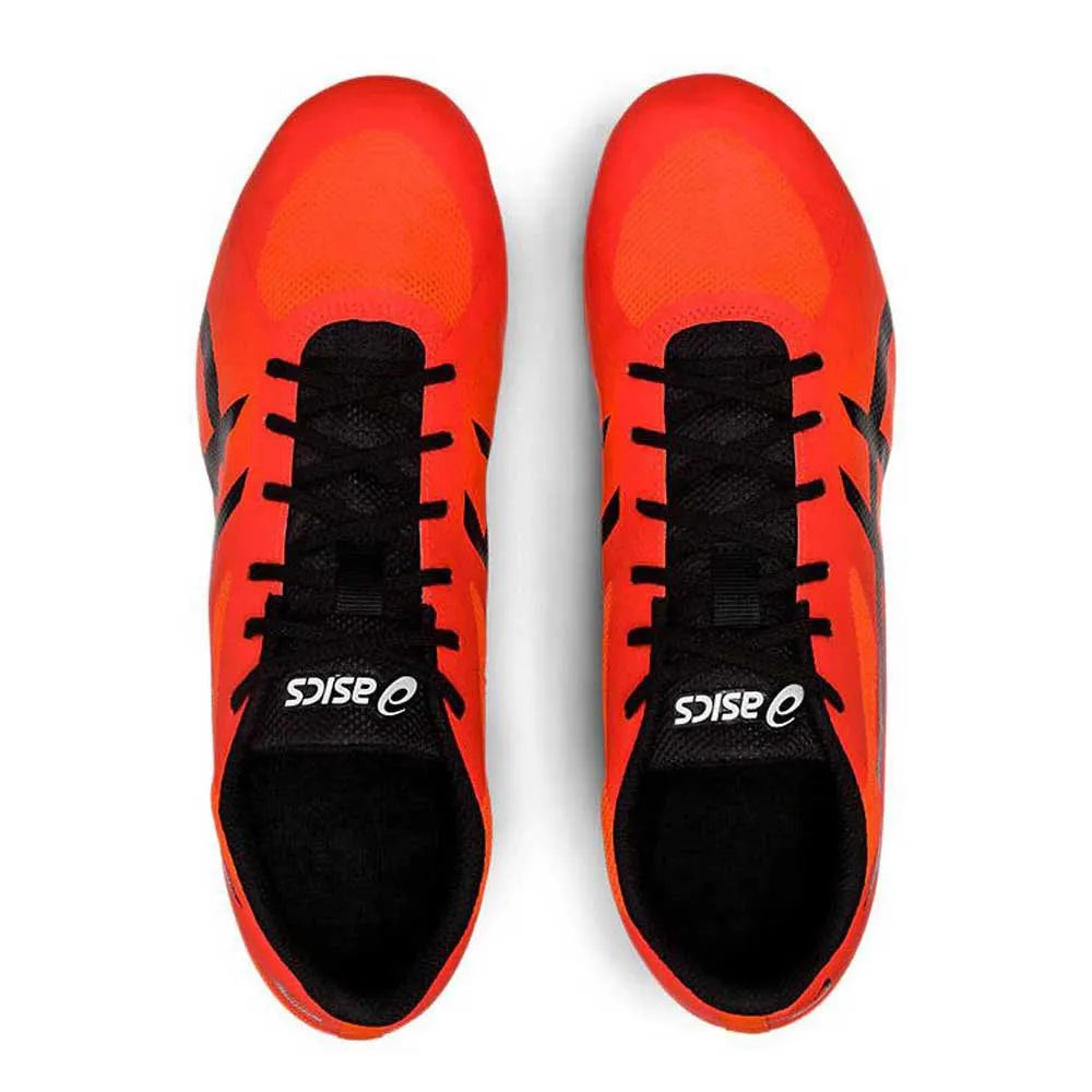 Asics Mens Hyper Md 7 Shoes In Sunrise Red/Black