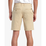 Rvca Mens Back In Hybrid Shorts In Khaki