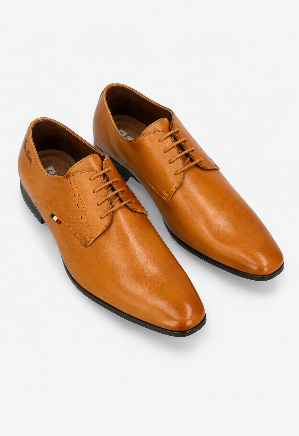 Pierre Cardin Mens Thomas Lace Up Shoes In Tan