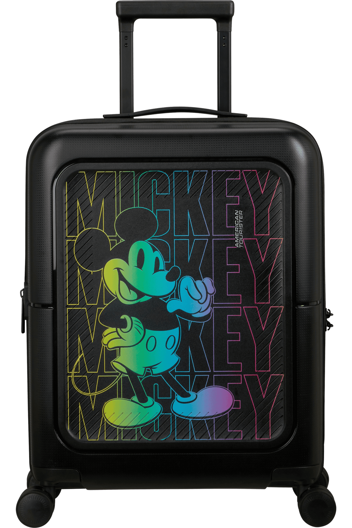 American Tourister Disney Dashpop Mickey Spinner In Black