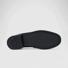 Florsheim Mens Berkley Flex Bit Leather Shoes In Black