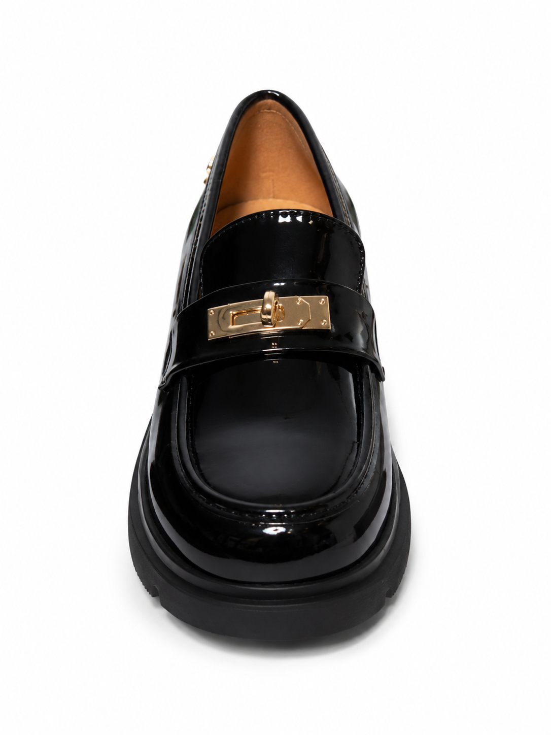 Miss Black Ladies Tipsy 12 Loafers In Black