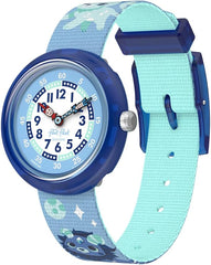 Flik Flak Kiddies Unisex Cosmic Lion Blue Strip Watch