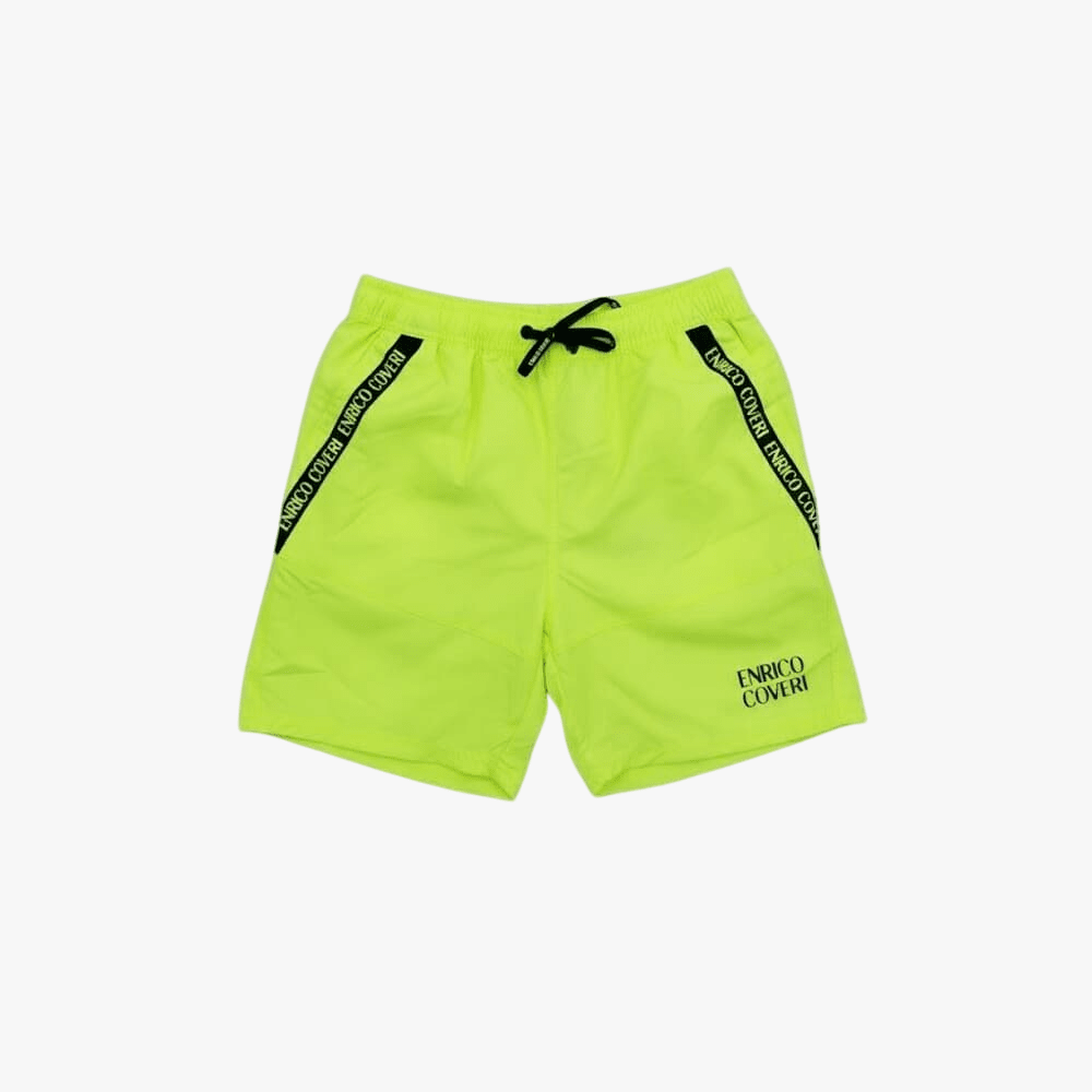 Enrico Coveri Mens Shorts In Lime