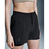 On Womens 3" 2/1 Performance Shorts In Black