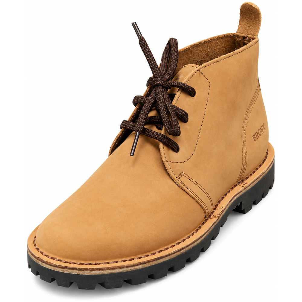 Bronx Mens Everett Sandiego Boots In Dark Brown