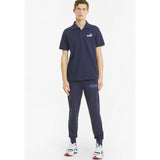 Puma Mens Essential Pique Polo Golfers In Peacoat