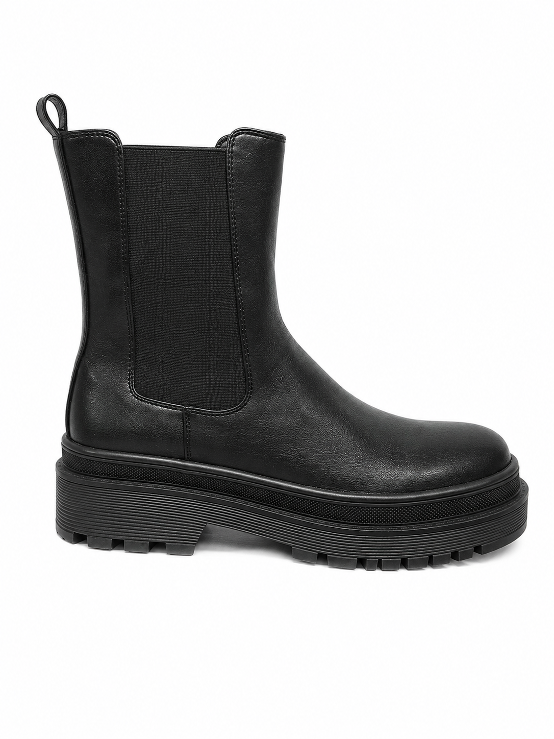 Ora Ladies Platform Boots In Black