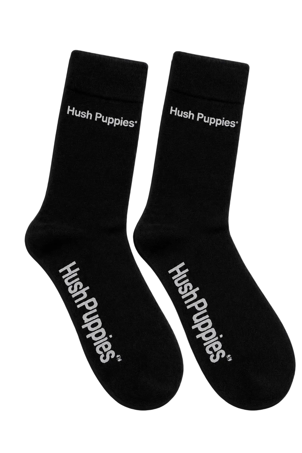 Hush Puppies Mens Combed Cotton Socks In Black