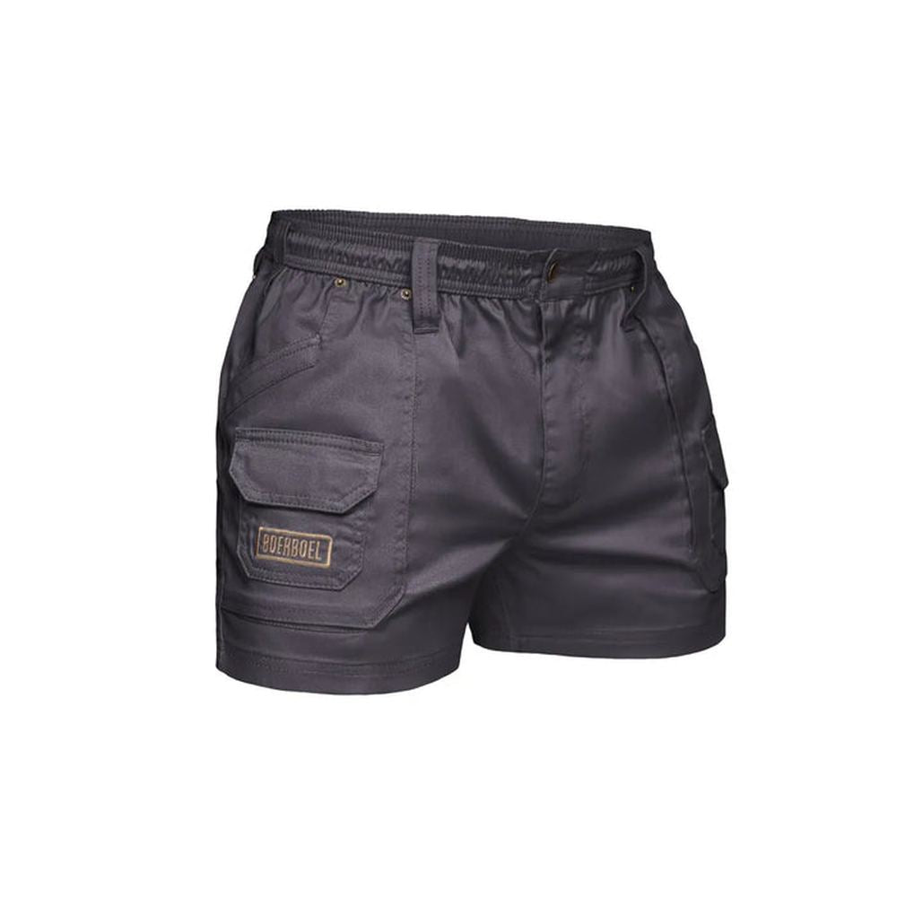Boerboel Mens DKW Cargo Shorts In Charcoal