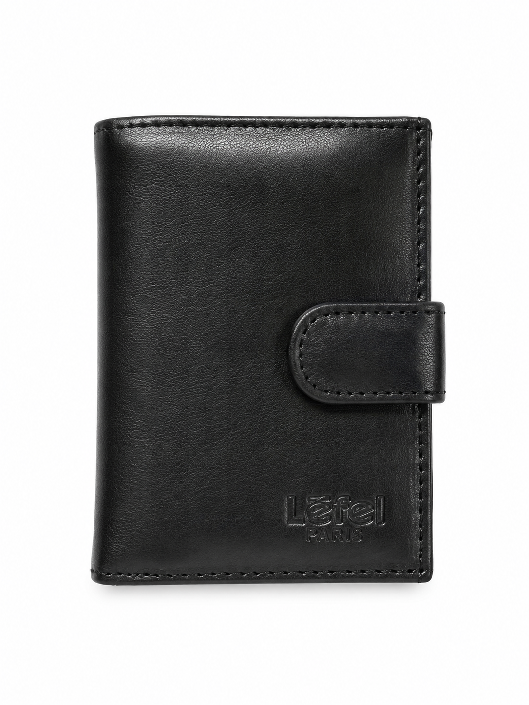 Lefel Martina Secret Card/Note Wallet In Black