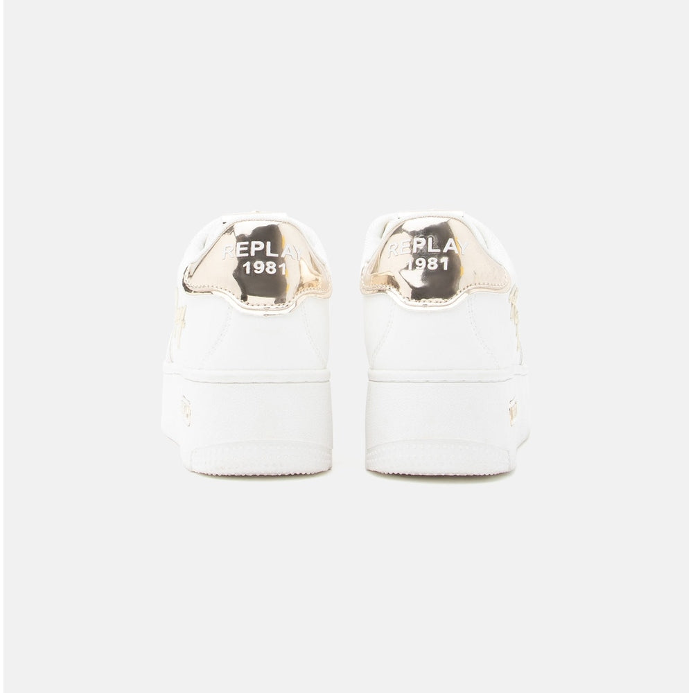 Replay Womens Epic High Union Shoes In White