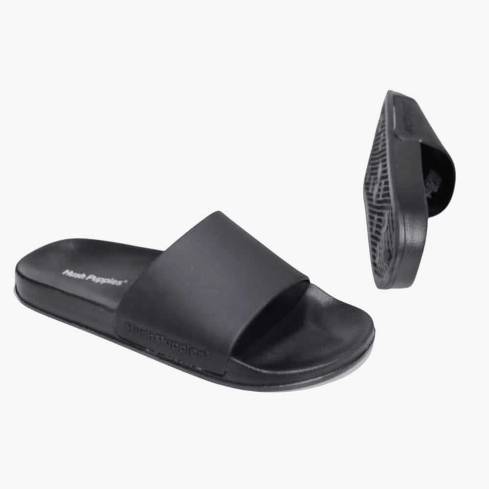Hush Puppies Slider Pvc Eva In Black